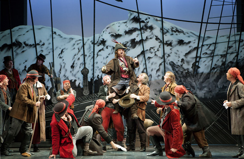The Pirates of Penzance. Scottish Opera and D'Oyly Carte Opera Company. Credit:  KK Dundas.